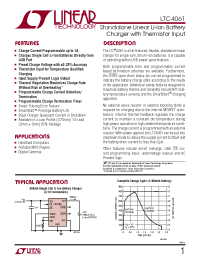 Datasheet LTC3406 manufacturer Linear